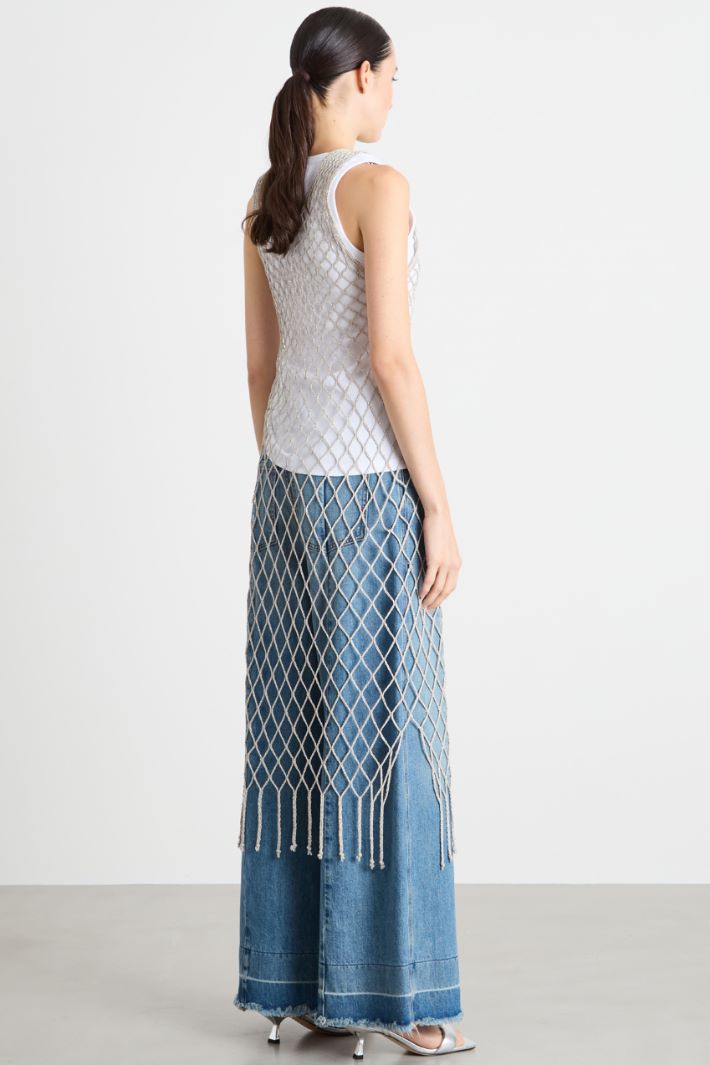 Mesh-knit dress Intrend - 4