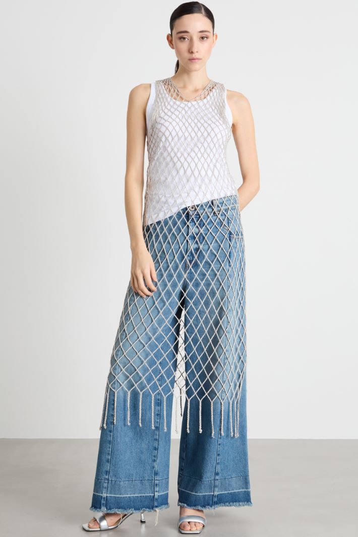 Mesh-knit dress Intrend - 2