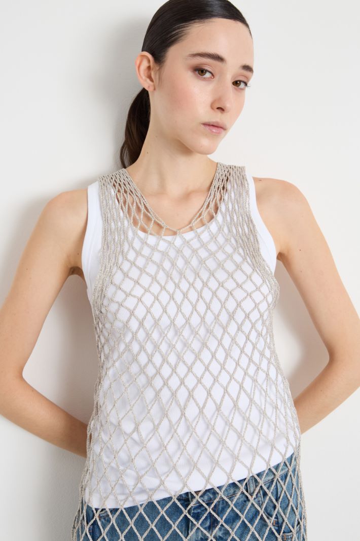 Mesh-knit dress Intrend - 3