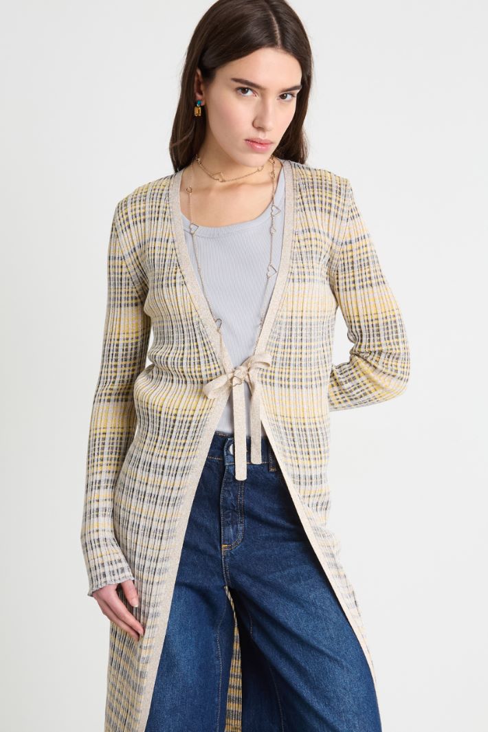 Longline fitted cardigan Intrend - 2