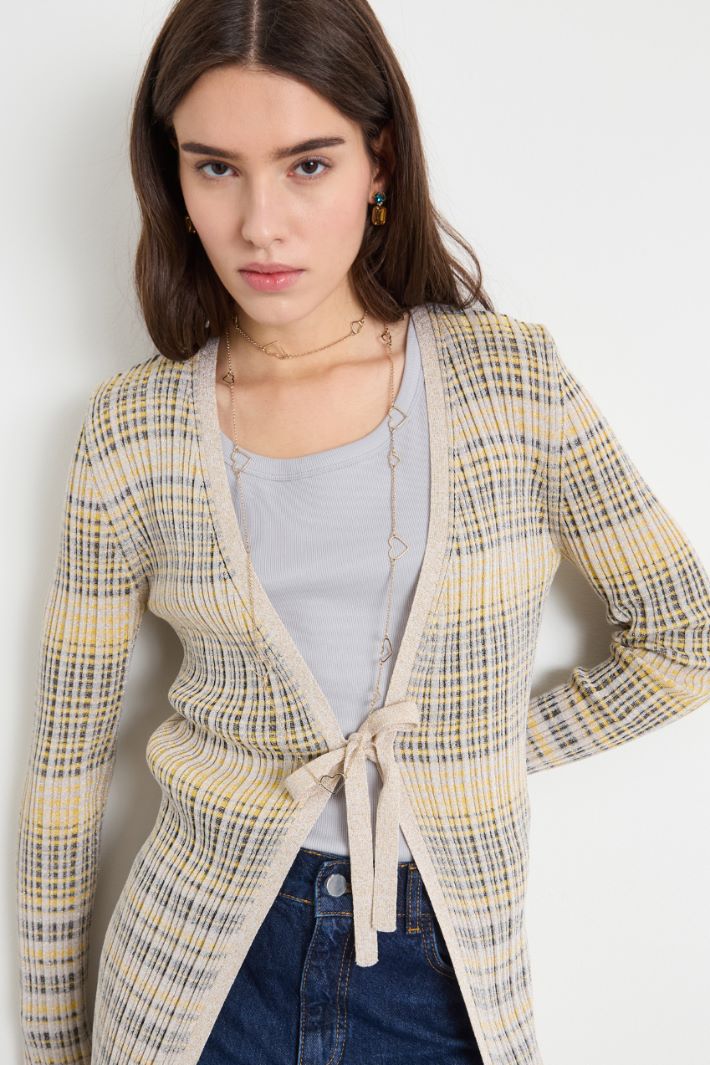 Longline fitted cardigan Intrend - 3