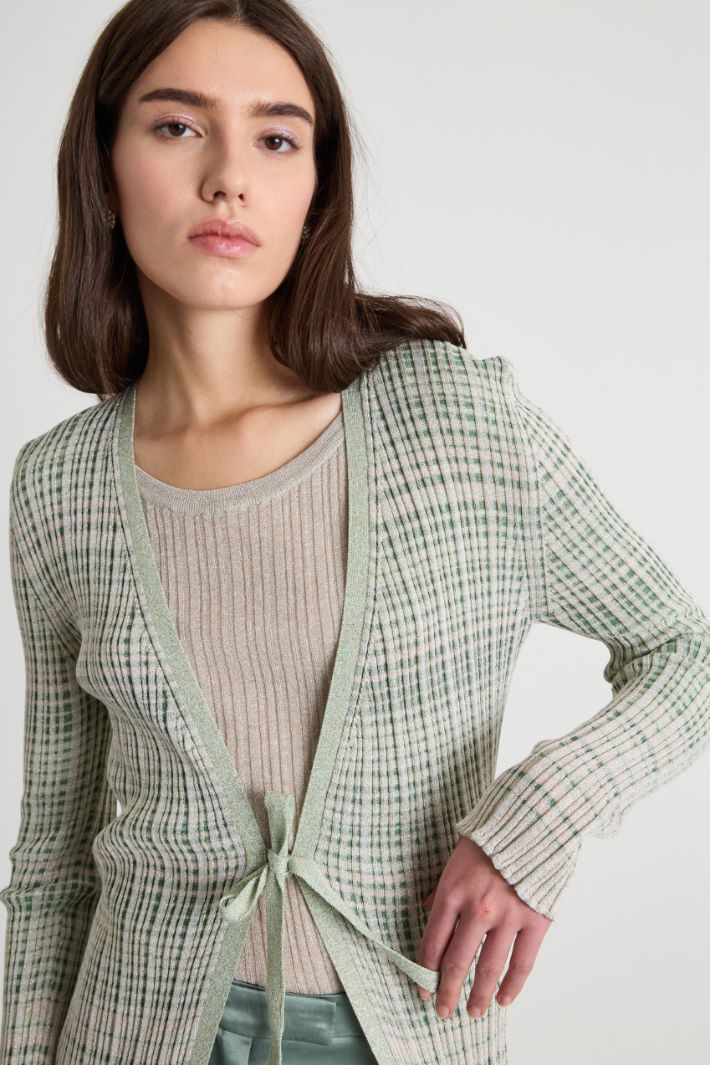 Longline fitted cardigan Intrend - 3