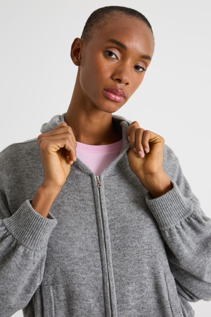 Hooded cardigan Intrend - 3