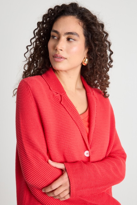 Cárdigan con solapa