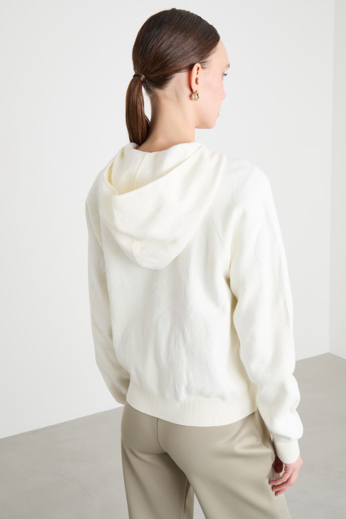 Jacquard Hoodie Intrend - 4