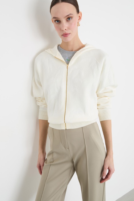 Jacquard Hoodie Intrend