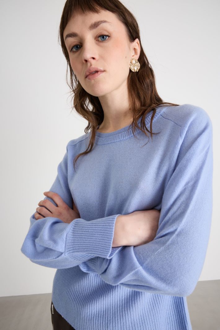 Maglia con fondo a costine Intrend - 3