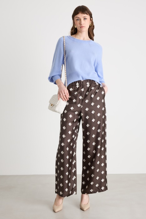 Maglia con fondo a costine Intrend