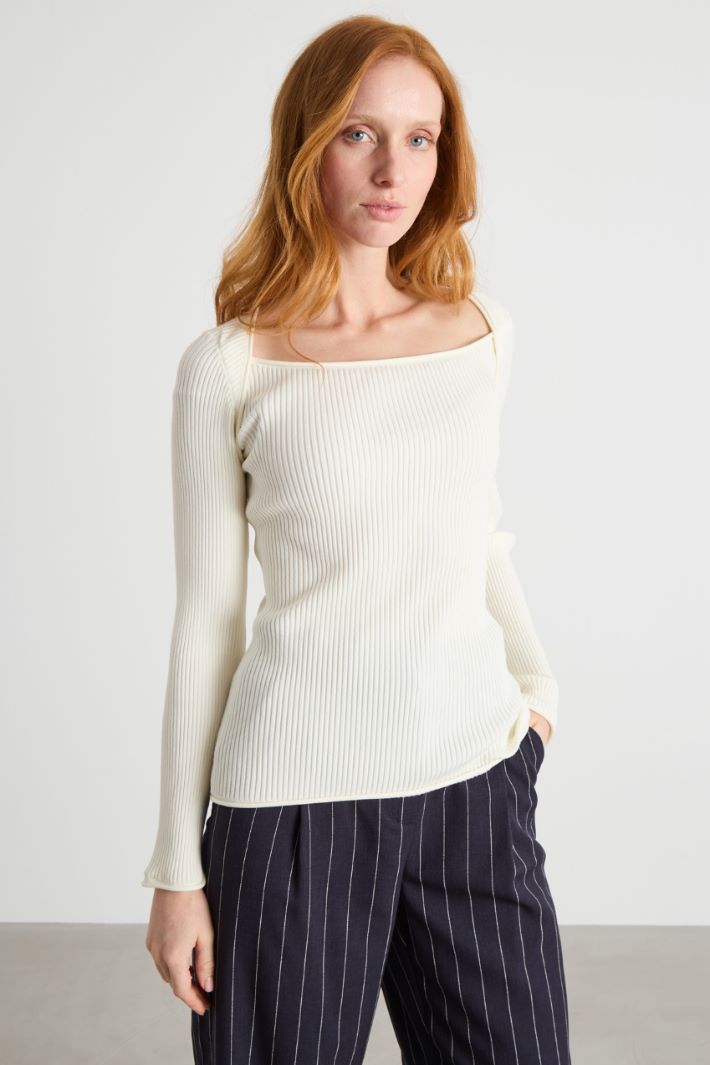 Maglia con scollo squadrato Intrend - 2