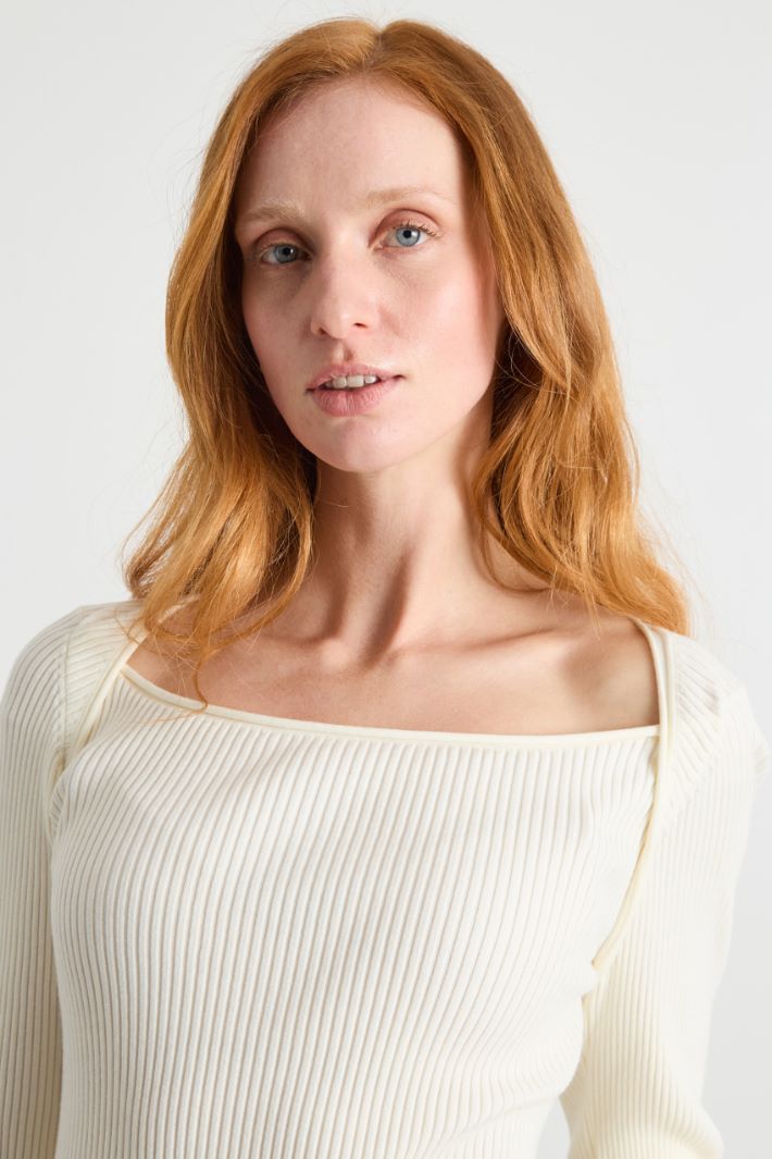 Maglia con scollo squadrato Intrend - 3