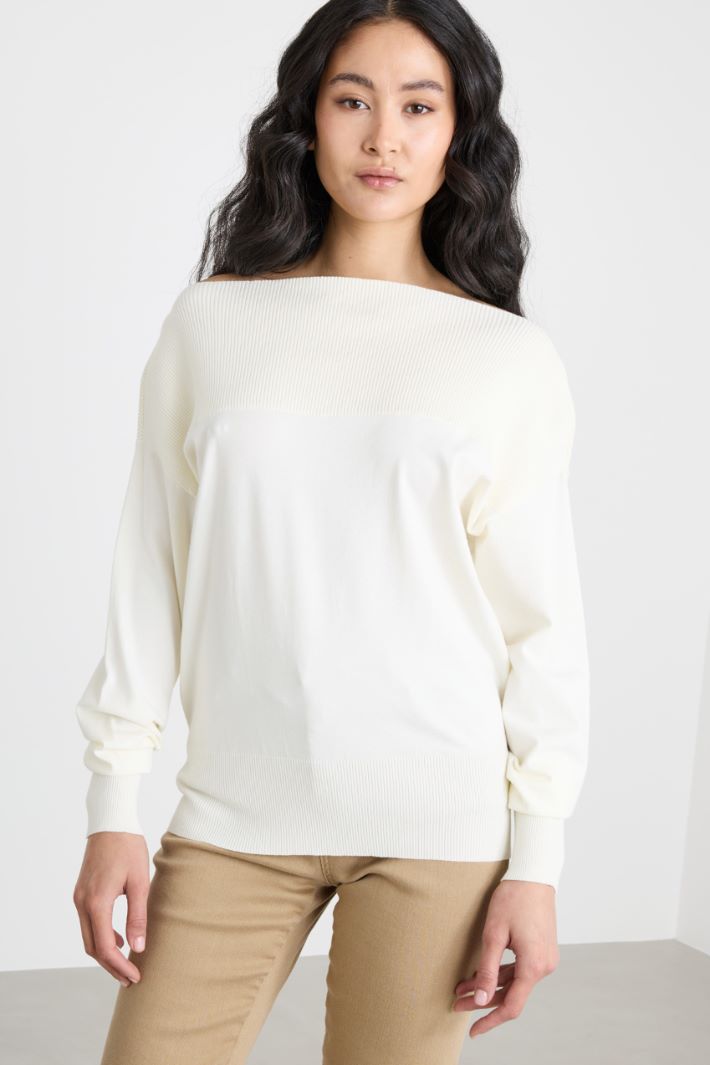 Boat neck jumper Intrend - 2