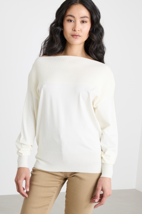 Boat neck jumper Intrend