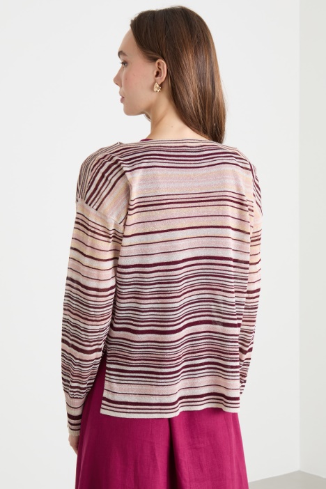 Maglia con maniche a spalla scesa