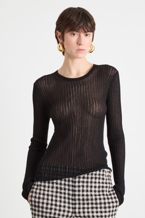 Lightweight rib-knit jumper Intrend