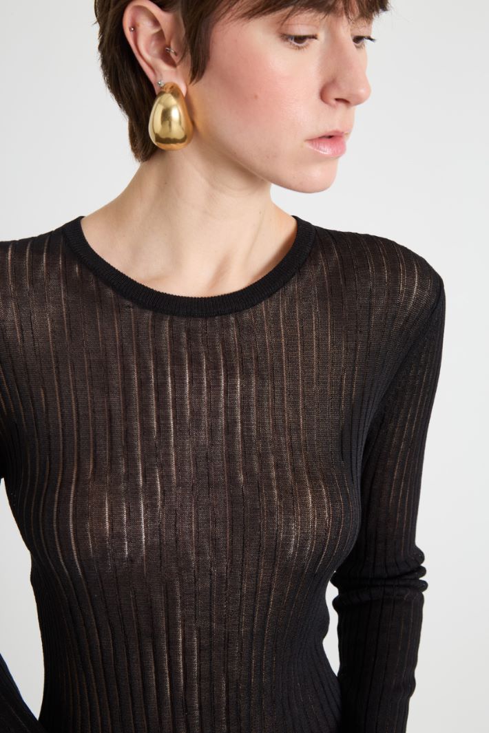 Lightweight rib-knit jumper Intrend - 3