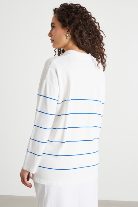 Maglia con colletto a polo