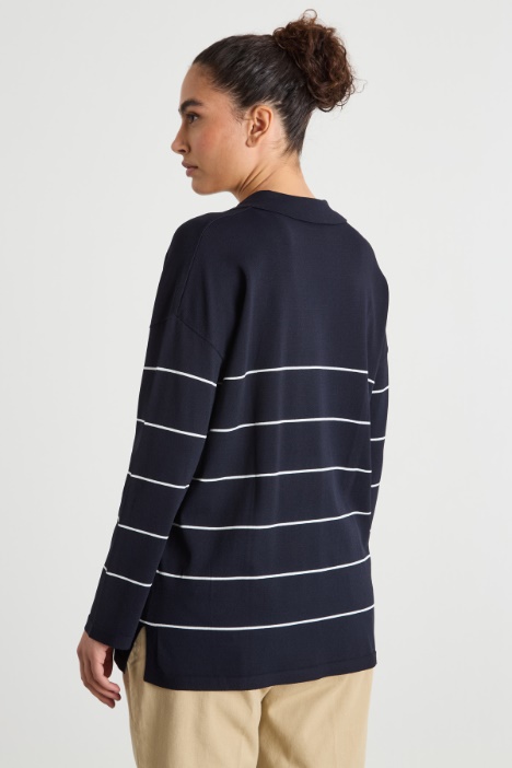 Maglia con colletto a polo