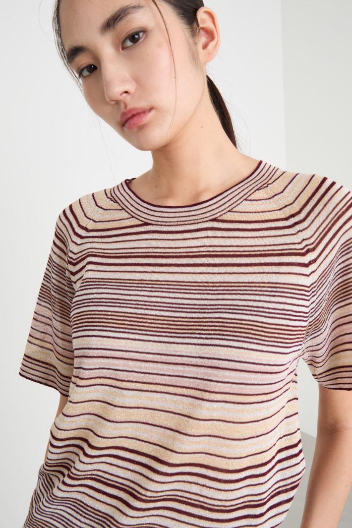 T-shirt in maglia Intrend - 3