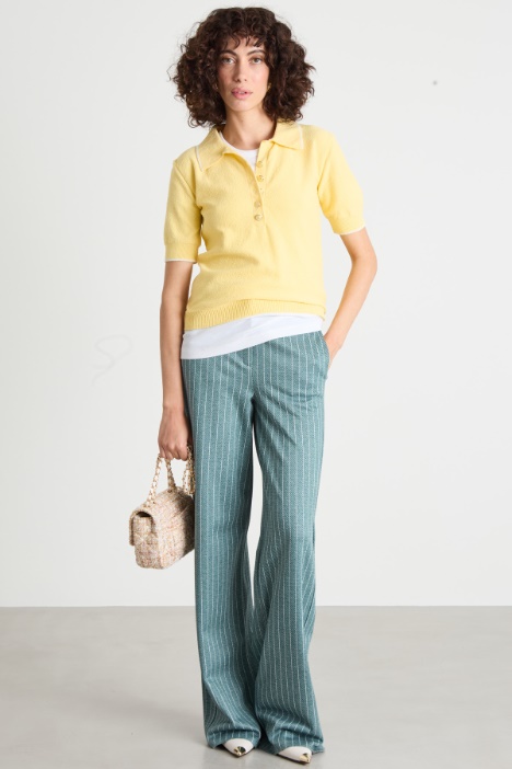 Knitted polo shirt Intrend