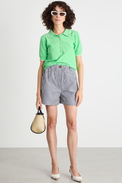 Knitted polo shirt Intrend