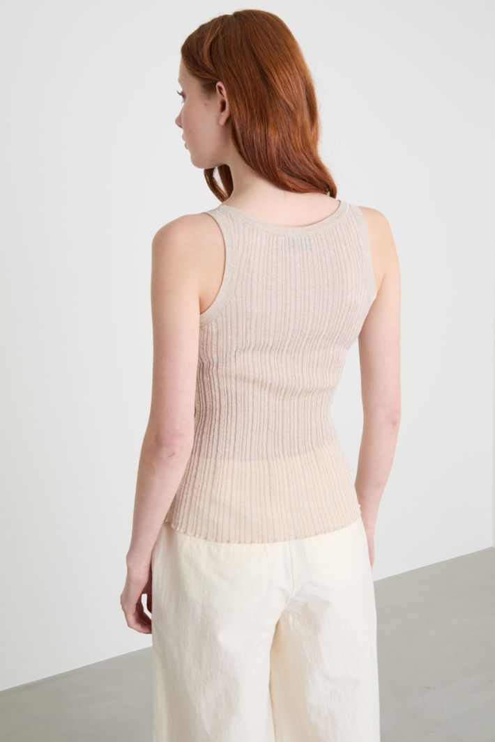 Slim-fit vest top Intrend - 4