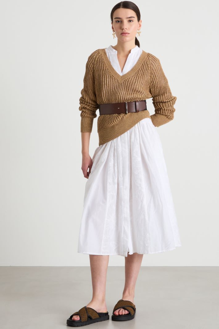 Open-knit ribbed jumper Intrend