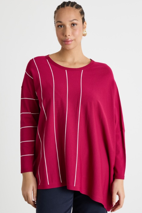 Stretch-Viscose Jumper Intrend