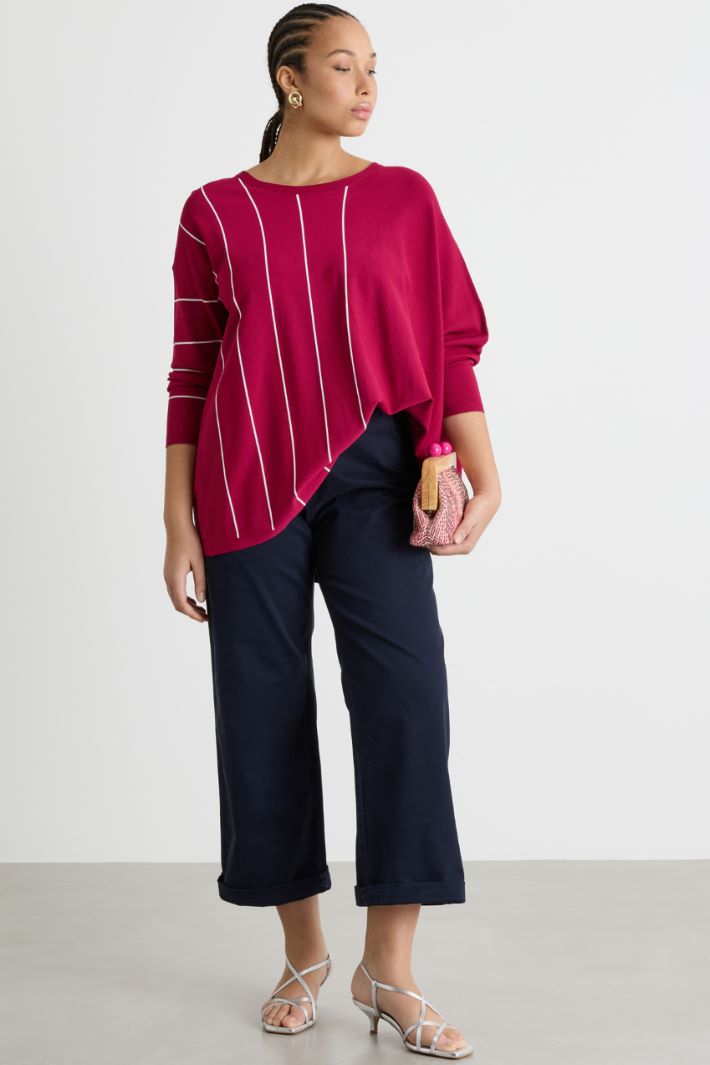 Stretch-Viscose Jumper Intrend