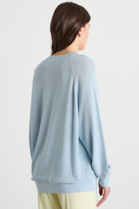 Maglia ampia laminata