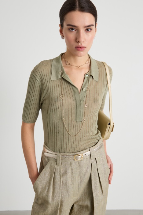 Tulle polo shirt Intrend