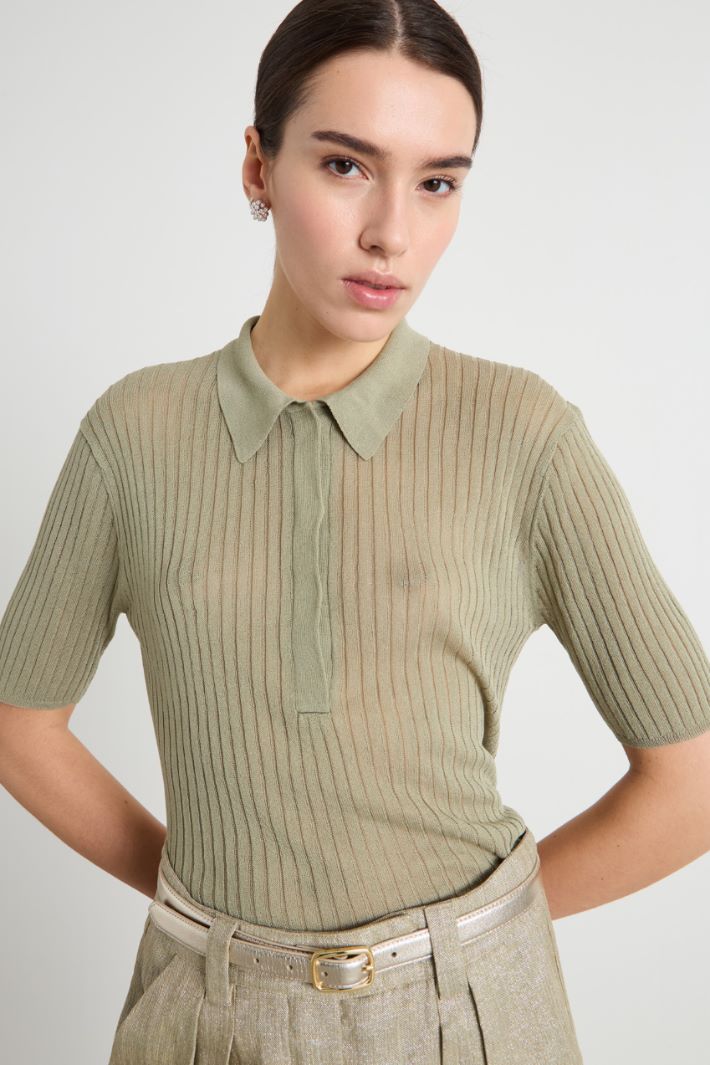 Tulle polo shirt Intrend - 3
