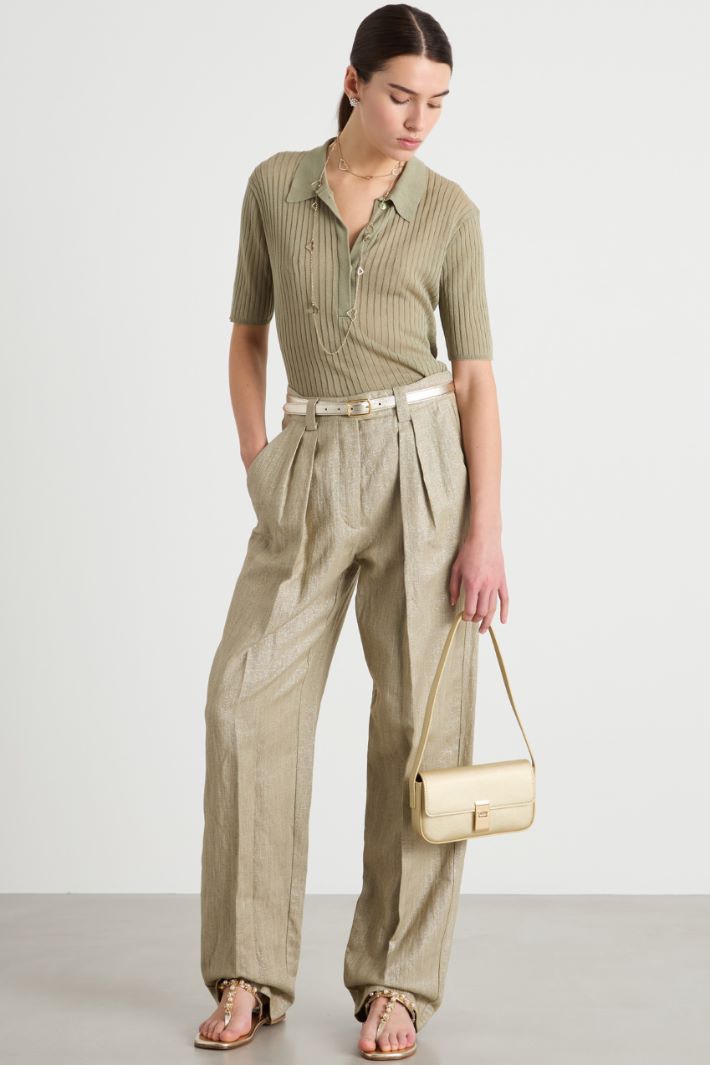 Tulle polo shirt Intrend