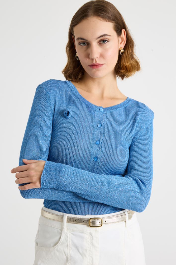 Maglia serafino laminata Intrend - 2