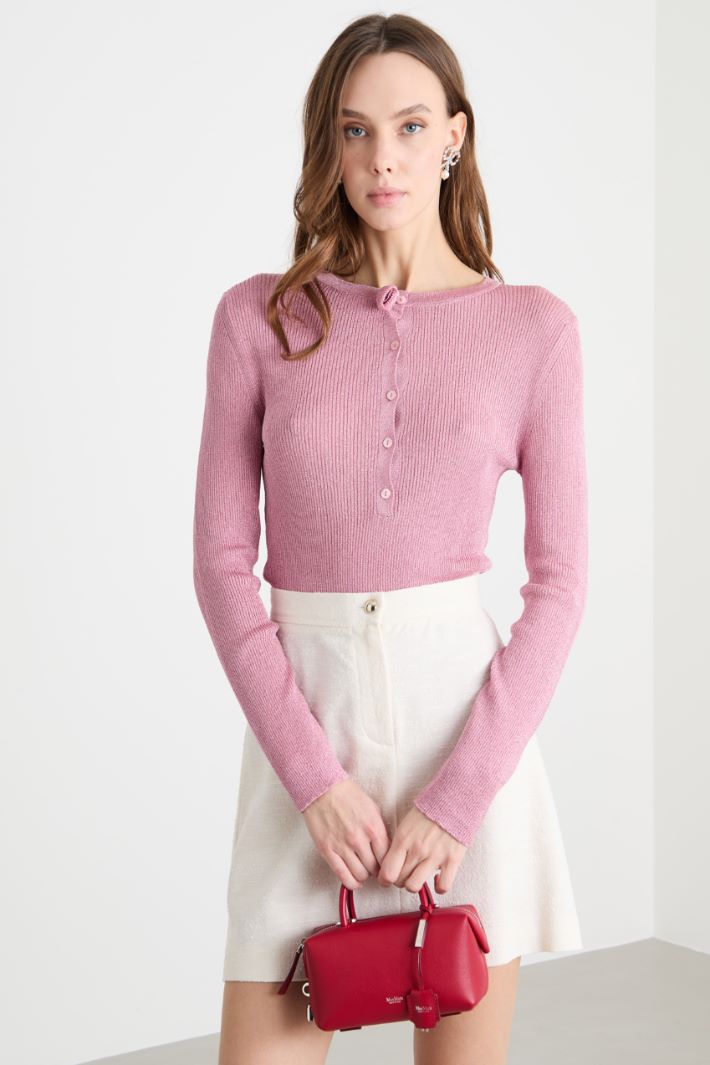 Maglia serafino laminata Intrend - 2