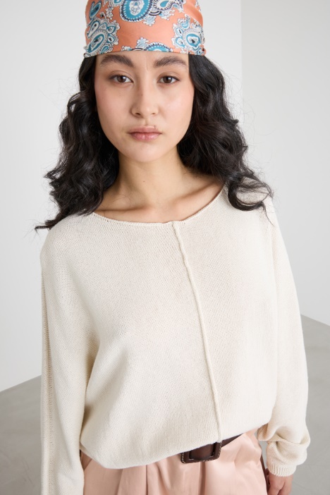 Maglia con manica a kimono