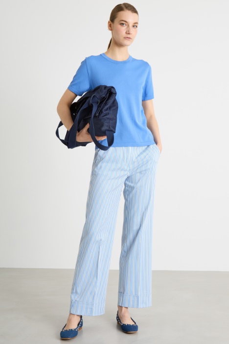 Slim-Fit Short-Sleeved Knit Intrend