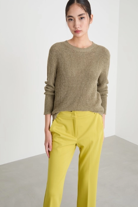Popcorn-stitch jumper - Intrend