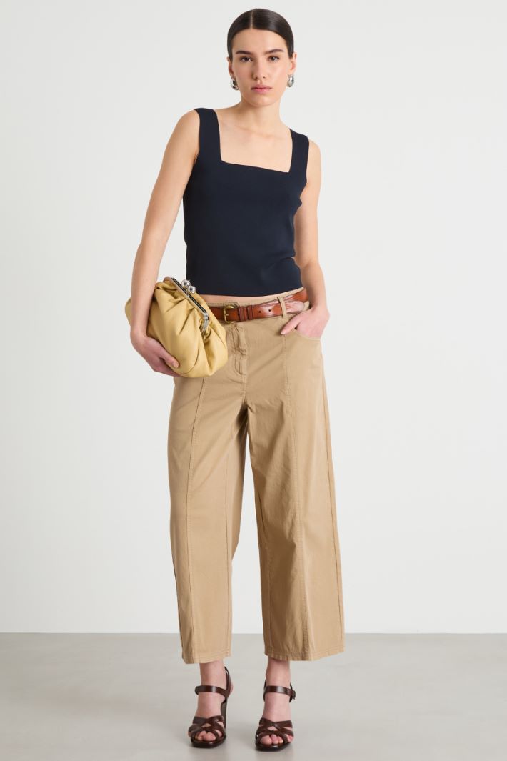 Slim-Fit Knit Top Intrend