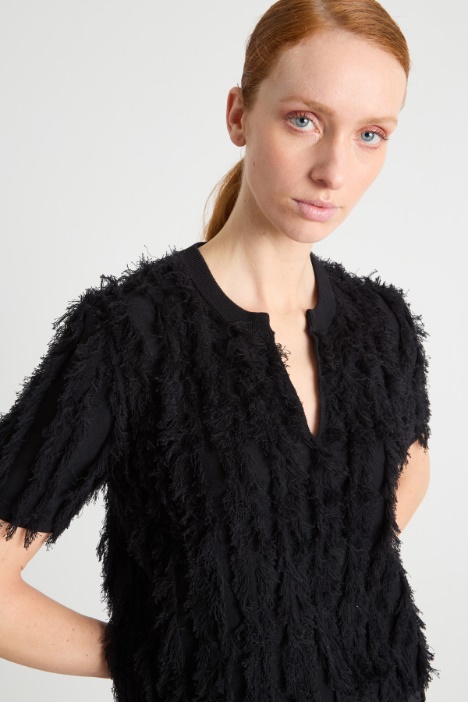Maglia con frange