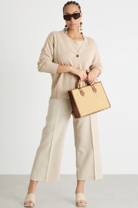 Dropped-Shoulder Cardigan Intrend