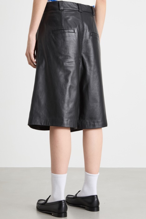 Maxi bermuda con pannello