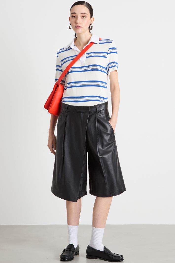 Panelled maxi Bermuda shorts Intrend