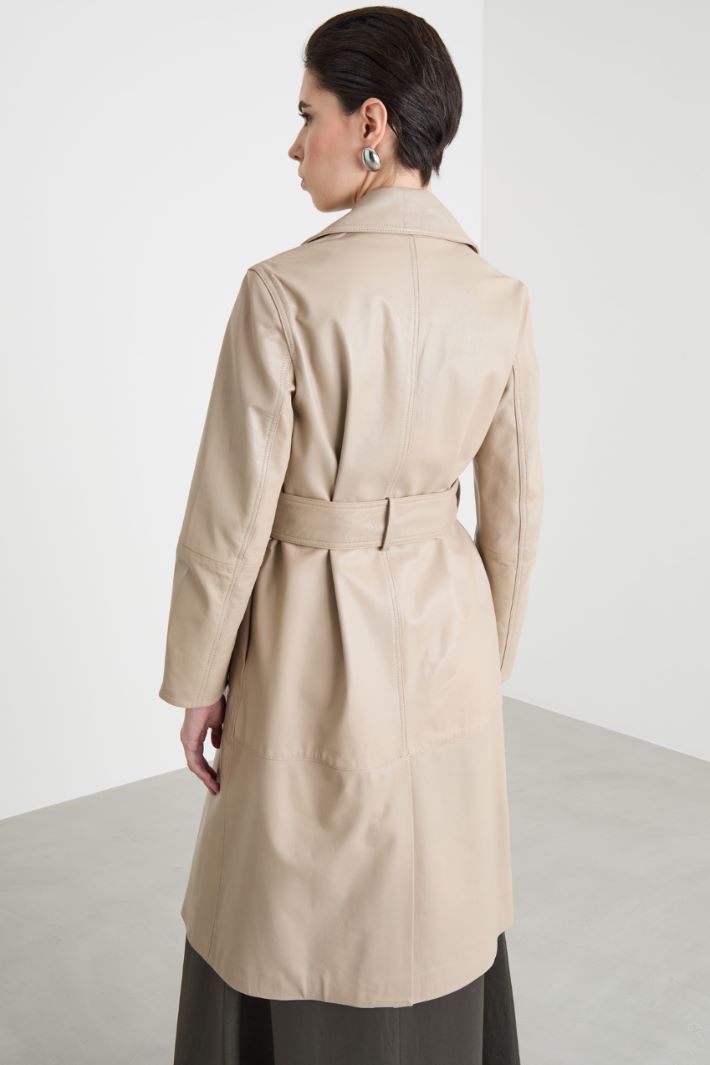Trench doppiopetto con cintura Intrend - 4
