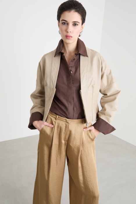 Fitted biker jacket Intrend