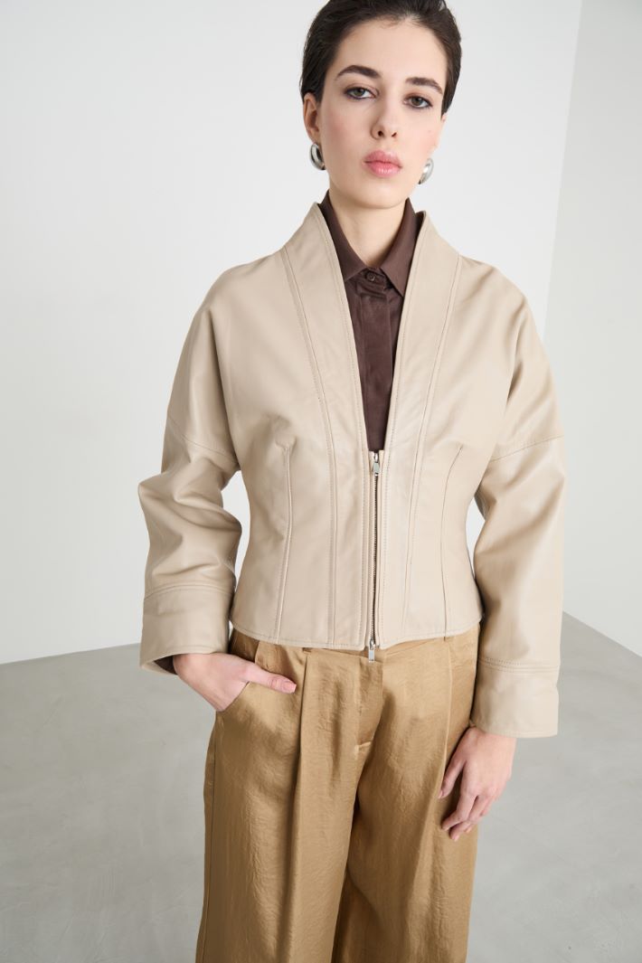 Fitted biker jacket Intrend - 3