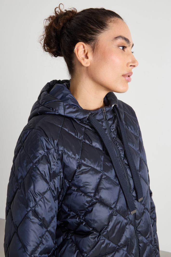 Hooded quilted jacket Intrend - 3