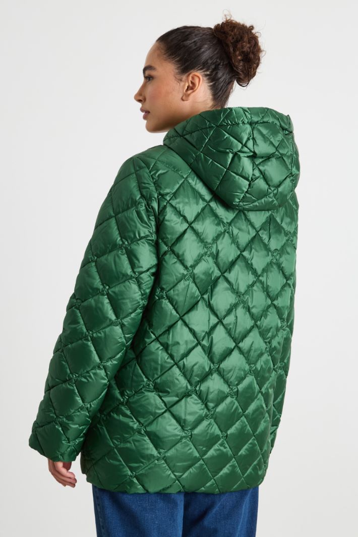 Hooded quilted jacket Intrend - 4