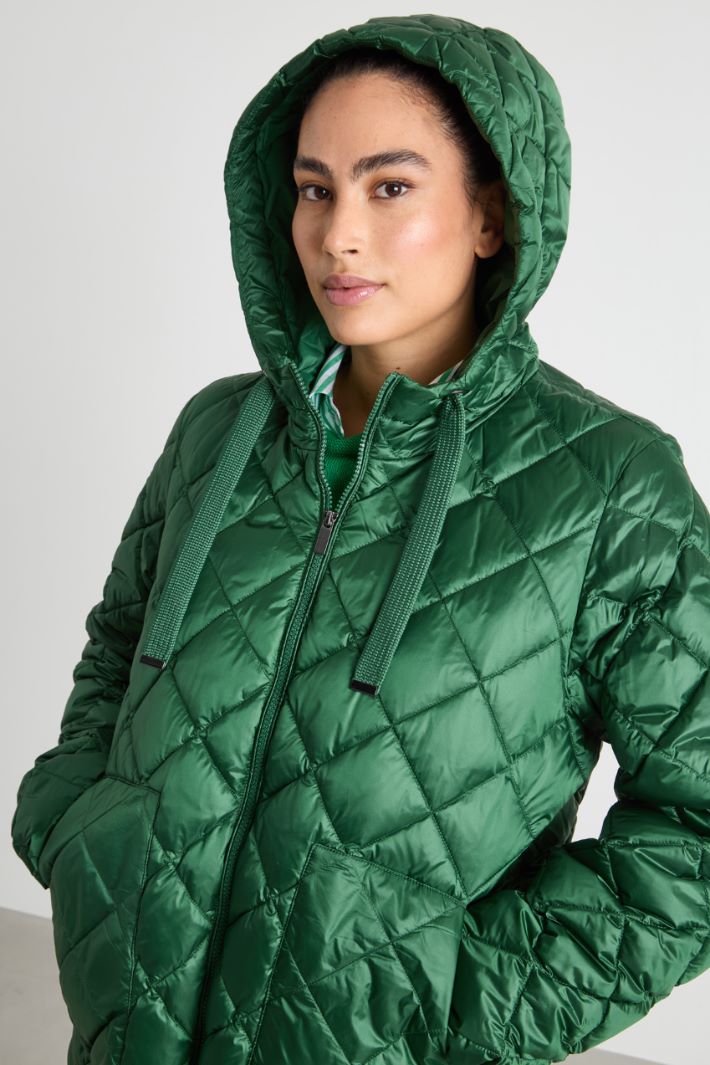 Hooded quilted jacket Intrend - 3