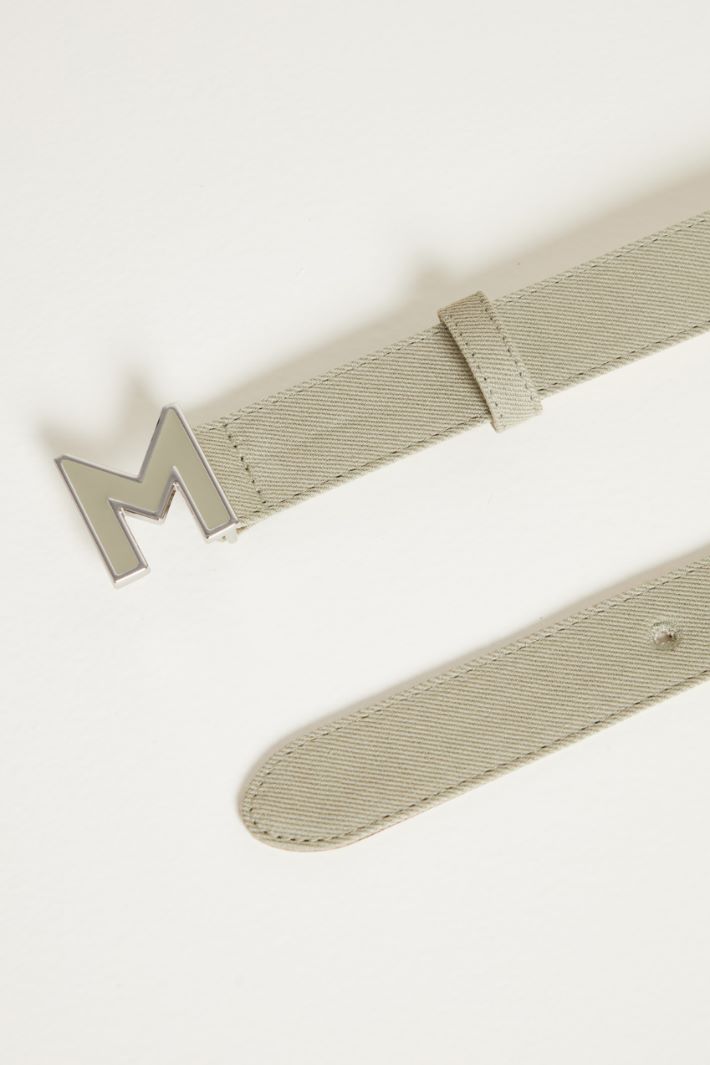 Cintura in canvas di cotone e lino Intrend - 2