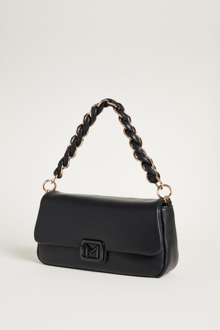 Coated fabric bag with plaited handle Intrend - 2